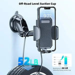 Car Phone Holder 360° Rotation Suction Cup Stand close-up view