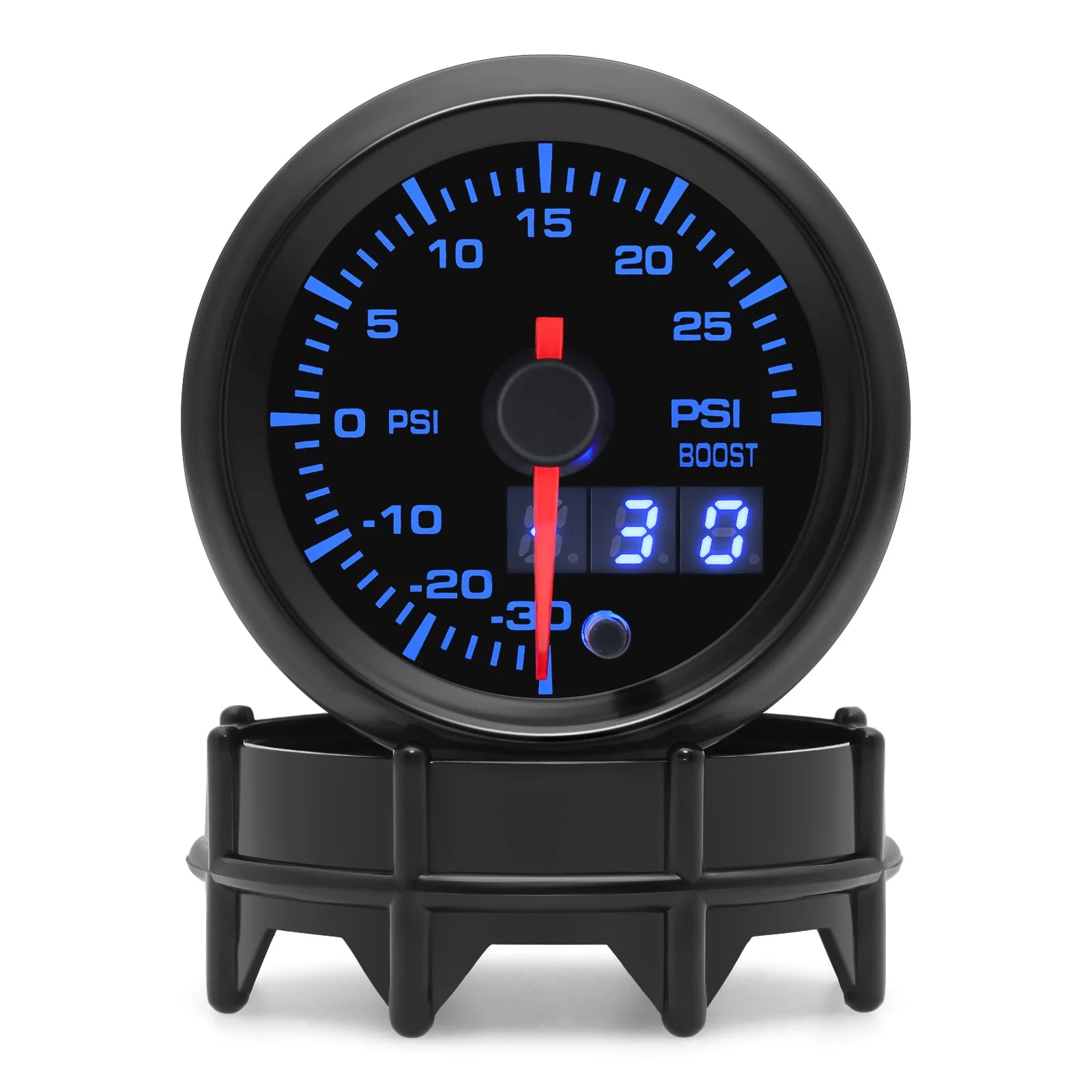 New 52mm 7 Color LED Car Gauge Set | Universal 12V Gauge additional angle