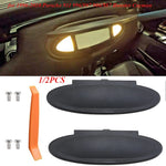Rhyming Car Sun Visor Vanity Mirror Cover For Porsche 996 997 911 Carrera 986 Boxster 987 Cayman Black Car Interior Accessories