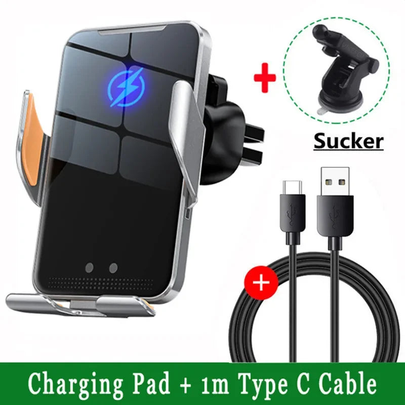 Wireless Car Charger Magnetic Auto Car Phone Holder Mount | Fast Charging Stand for i lifestyle view