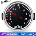 Boost Meter 3.0 BAR 2" 52MM Mechanical Turbo Boost Car Gauge Meter Auto White LED Universal for  Racing Car 12V