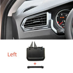 1/2/4/6PCS Front Rear Dash AC Air Conditioning Outlet Vent Grill Slide Adjust Clip Knob For VW Tiguan AD 2 MK2 Rline 2018-2022
