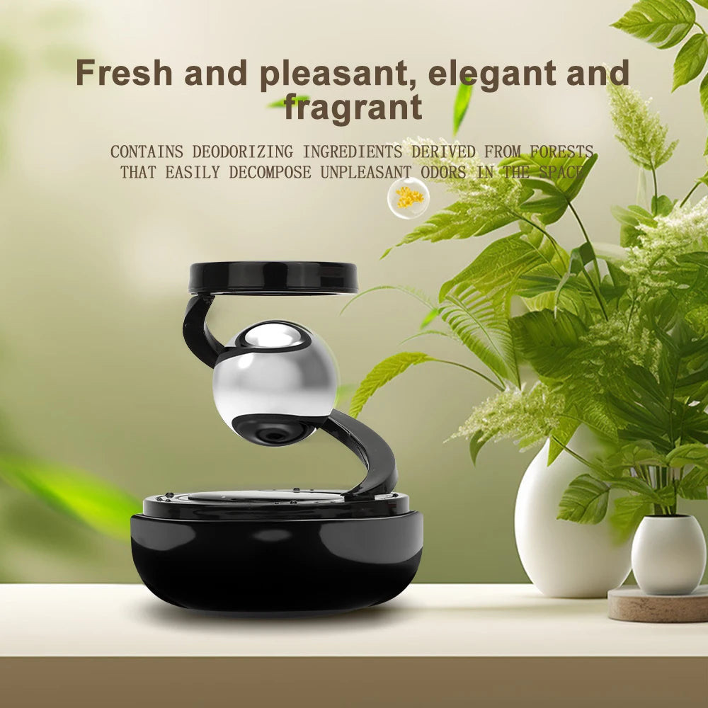 Solar Power Car Perfume Auto Air Freshener Suspended Ornaments Rotating Aromatherapy Per detail view