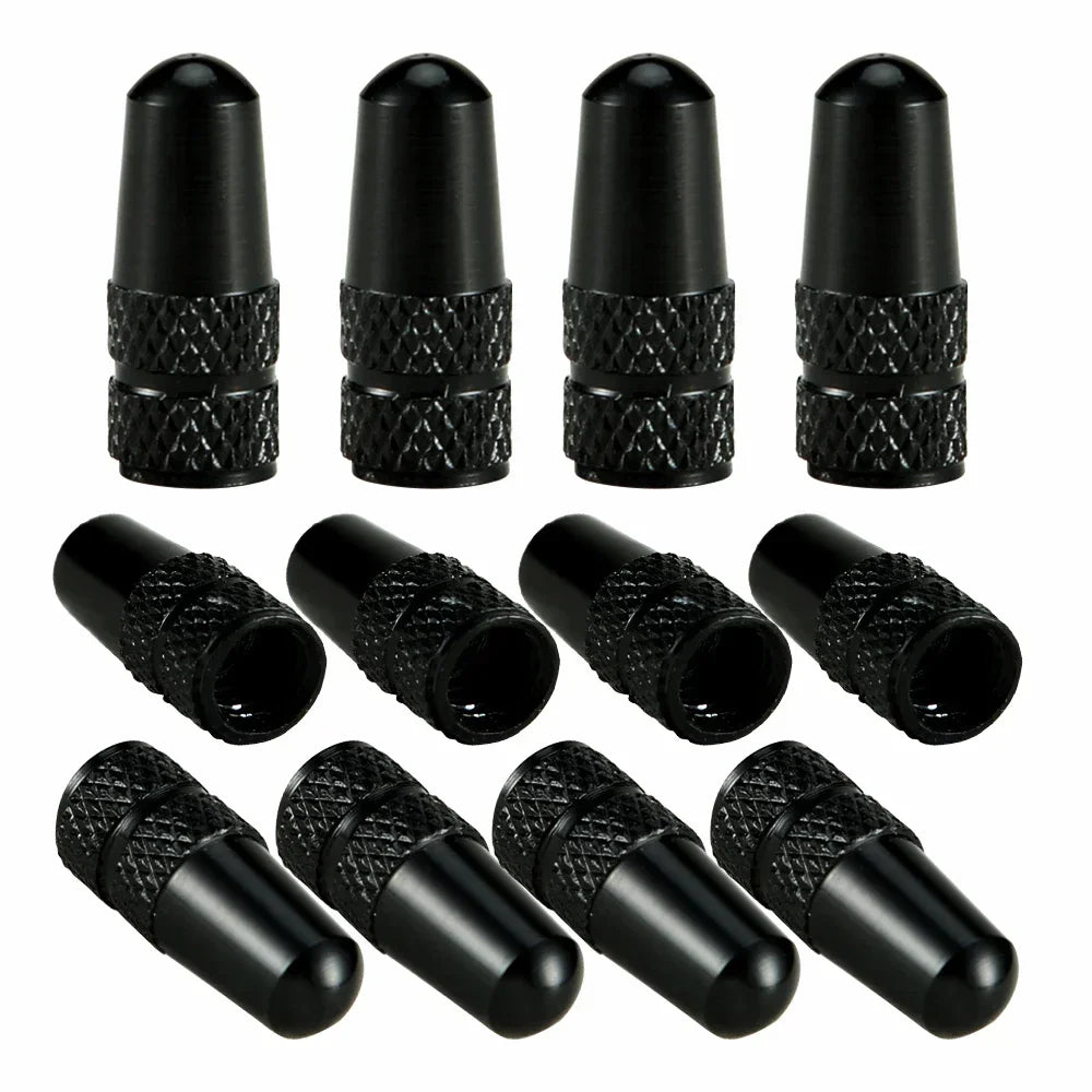 4Pcs/Set Aluminum Alloy Road MTB Track Racing Bike Tube Tyre Bicycle Tire Wheel French close-up view