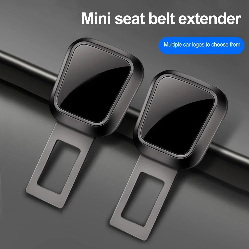 1/2PCS Car Seat Belt Clip Extender Safety Seatbelt Lock Buckle Plug Thick Insert Socket Extender Saf