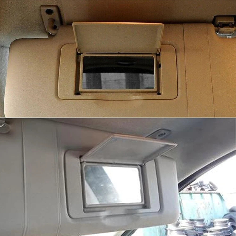 W203 Car Sun Shade Visor Mirror Makeup Cosmetic Mirror For Mercedes Benz C Class 2001-2007 2038101310,2038101410