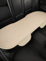 Car Seat Cushion, All Season Universal Linen Car Seat Cushion Cover, Anti Slip, Wear- alternate view