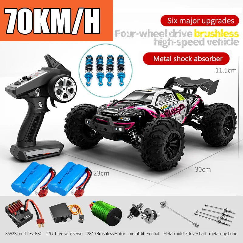 1/16 Off-Road 4WD Remote Control Car with LED Headlight
