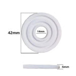 5pcs Car Air Freshener Natural Plant Based Long Lasting Essential Oil Dual Ring Fragra close-up view