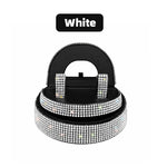 Rhinestone Car Phone Holder Universal Air Vent Mobile Phone Stand Mount Auto Interior, close-up view