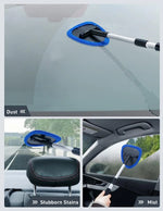 Car Window Cleaner Brush | Extendable Microfiber Windshield Tool additional angle