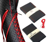 Soft Mesh Artificial Leather Steering Wheel Cover detail view