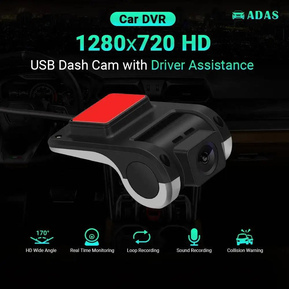 XTRONS DVR HD Camera With ADAS Function Car DVR Video Recorder Dash Cam Wide-Angle Lens Loop Recording