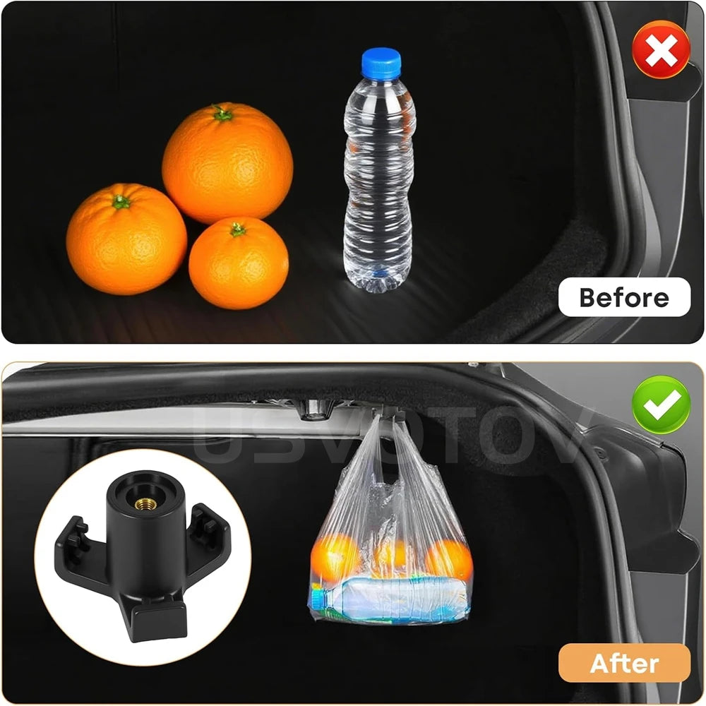 Tesla Model 3 Trunk Organizer Hook detail view