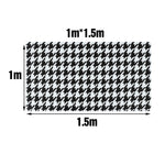 1pcs Houndstooth High Quality Cotton Linen Seats Fabric Car Seat Cover Headliner Door lifestyle view