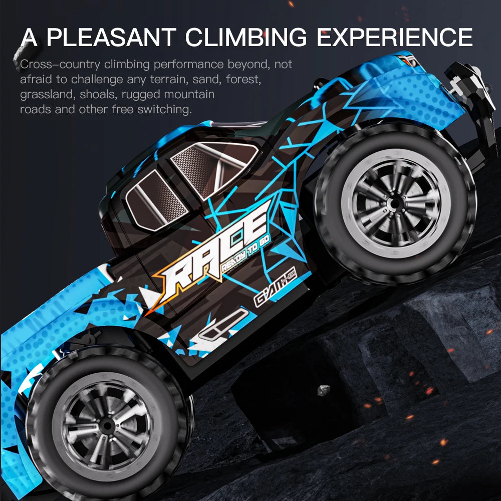 ZWN 1:16/1:20 2.4G Model RC Car With LED Light 2WD Off-road Remote Control Climbing V lifestyle view