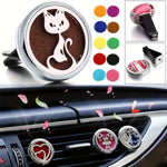 Refillable Car Air Freshener Diffuser Clip | Auto Vent Aromatherapy