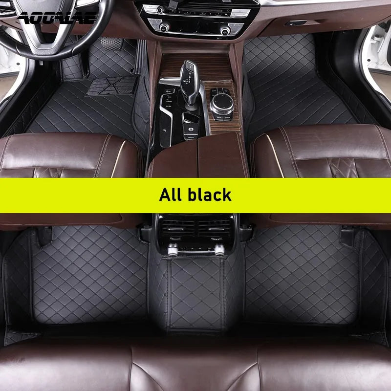 AOOALE Custom Car Floor Mats For DS3 Auto Carpets Foot Coche Accessorie