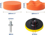 15-65 Pcs Car Headlight Repair Restoration Kit 3 Inch 75mm Sanding Plate Waxing Spong alternate view