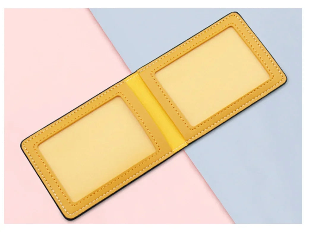Ultra Thin Driver License Card Holder Artificial PU Cover additional angle