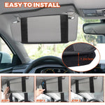Car Sun Visor Organizer Universal Car Sunshade Storage Clip for Car Accessories Stora lifestyle view