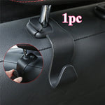 Multifunctional Car Headrest Hook Hidden Rear Seat Hanger Universal In-Car Storage additional angle