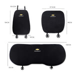 Car Seat Cushion Cover Breathable Flax Fabric Soft Pad | For Chevrolet Models additional angle