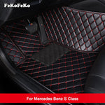 Custom Car Floor Mats For Mercedes Benz S Class W221 W222 W223 S300 S350 S400 S450 S500 Auto Carpets