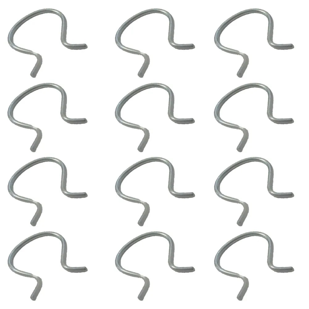 12Pcs/set Car Interior Door Window Crank Clip Metal Retainer Roll Up Retaining Winder alternate view