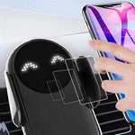 Wireless Car Charger Phone Holder Air Vent Mount close-up view