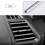 PVC U-Shaped Car Air Outlet Decorative Trim Strip close-up view