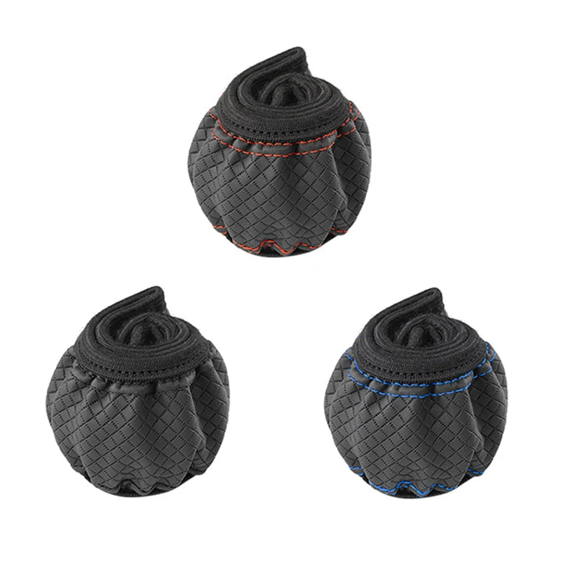 Universal Car Steering Wheel Cover Microfiber Leather Protection Cover Anti Slip Br additional angle
