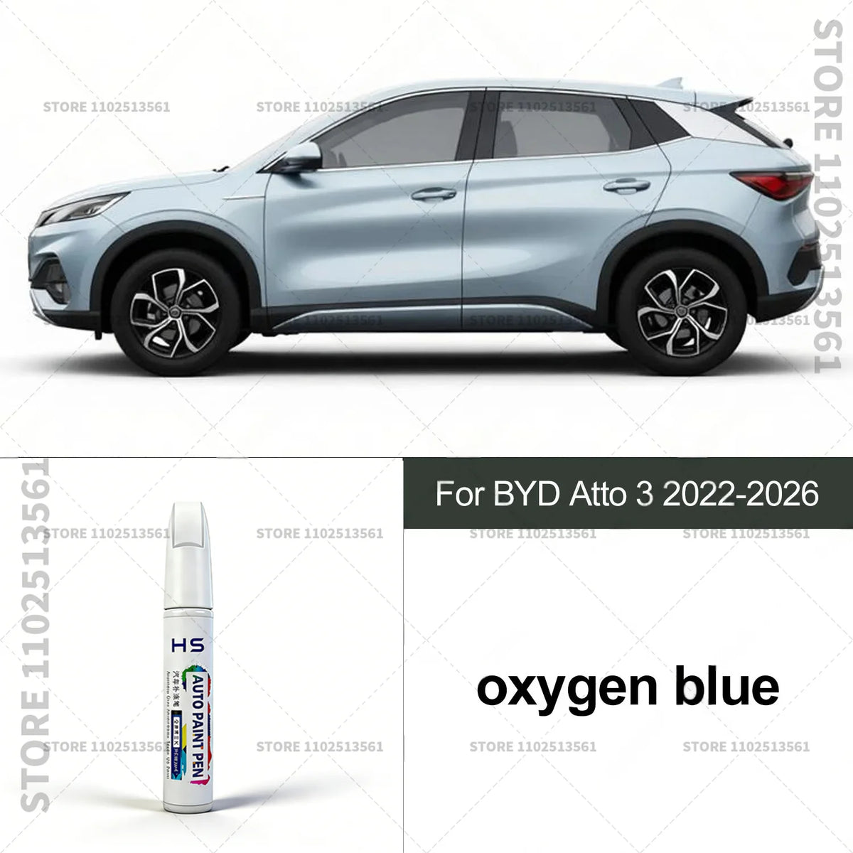 For BYD Atto 3 Touch Up Paint Pen – Quick Car Scratch Repair for Chips & Minor Scratc lifestyle view