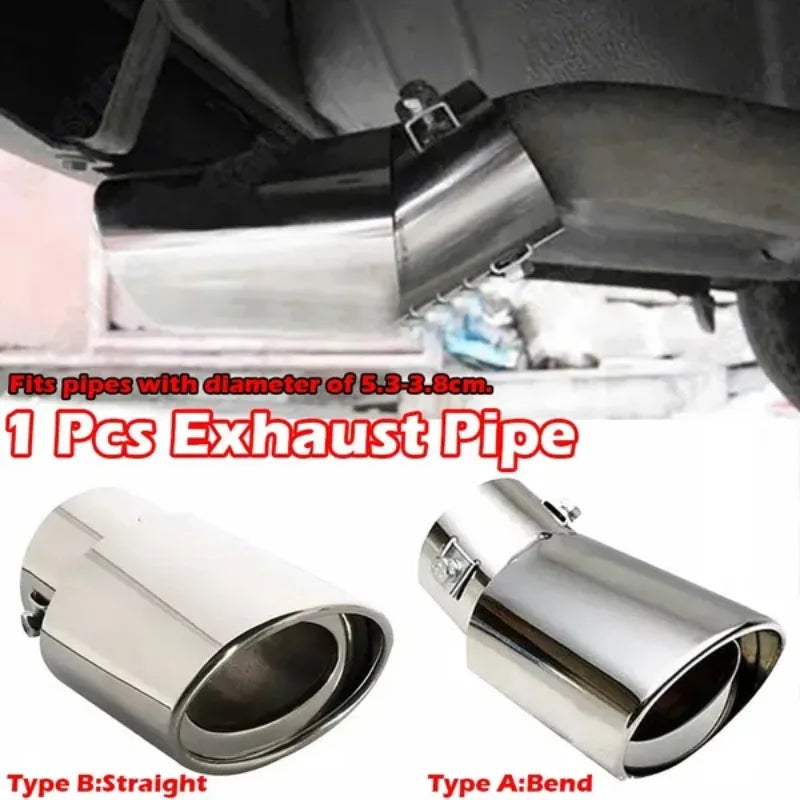 Stainless Steel Universal Car Exhaust Tail Pipe | Bend or Straight Options