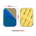 JCD 10PCS Metal Plate Sticker Disk for Magnetic Car Phone Holder | Universal Iron Shee close-up view