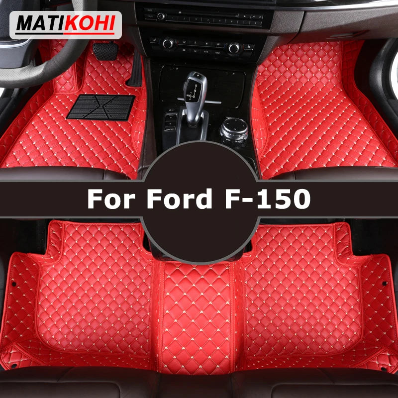 MATIKOHI Custom Car Floor Mats For Ford F150 F-150 Auto Carpets Foot Coche Accessorie