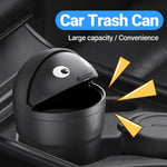 Car Trash Can Swing Lid Mini Leakproof Plastic Trash Bin alternate view