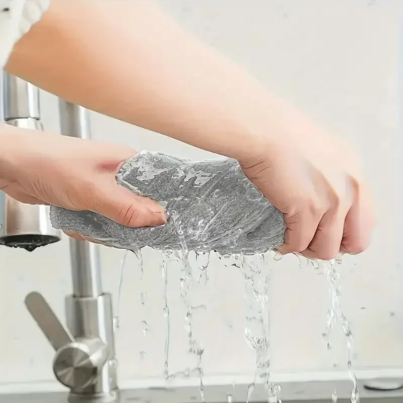 Microfiber Cleaning Cloths for Bicycle Car Kitchen Towel Absorbent Soft And Stain-r additional angle