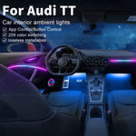 For Audi TT 8J/8S 22in1 RGB Car Interior Ambient Lights | Acrylic Hidden Strip Decoration Kit