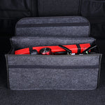 Large Anti Slip Compartment Boot Storage Organizer Tool Car Storage Bag Car Trunk Org lifestyle view