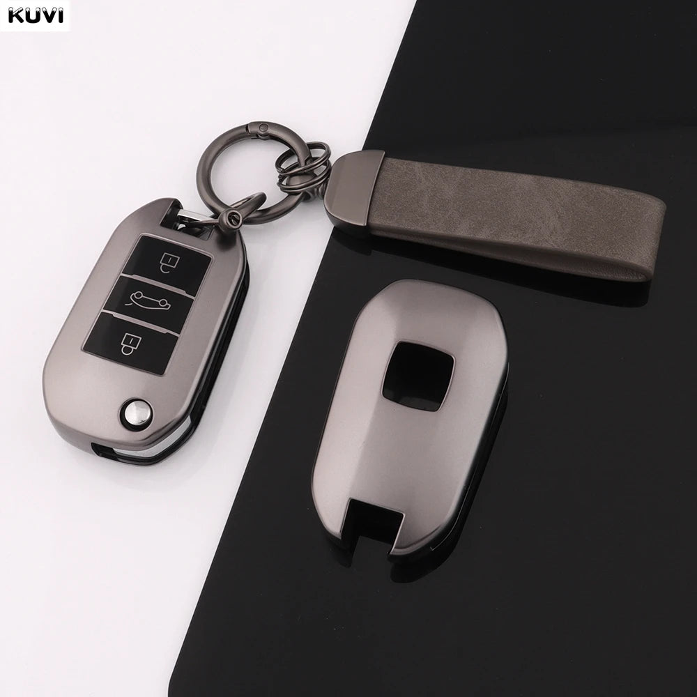 New TPU Car Flip Key Case Cover Shell For Peugeot 208 308 408 508 2008 3008 4008 5008 lifestyle view