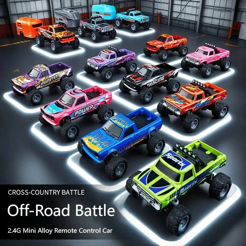 New RC Car MINI Alloy 1/64 Remote Control Car Convenient to Carry 60 Minutes of Wor additional angle