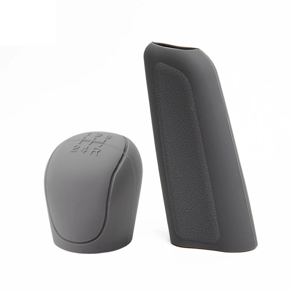 Silicone Gear Shift Knob Cover Handbrake Non Slip Grip Handle Case Automobiles Gear Shif detail view