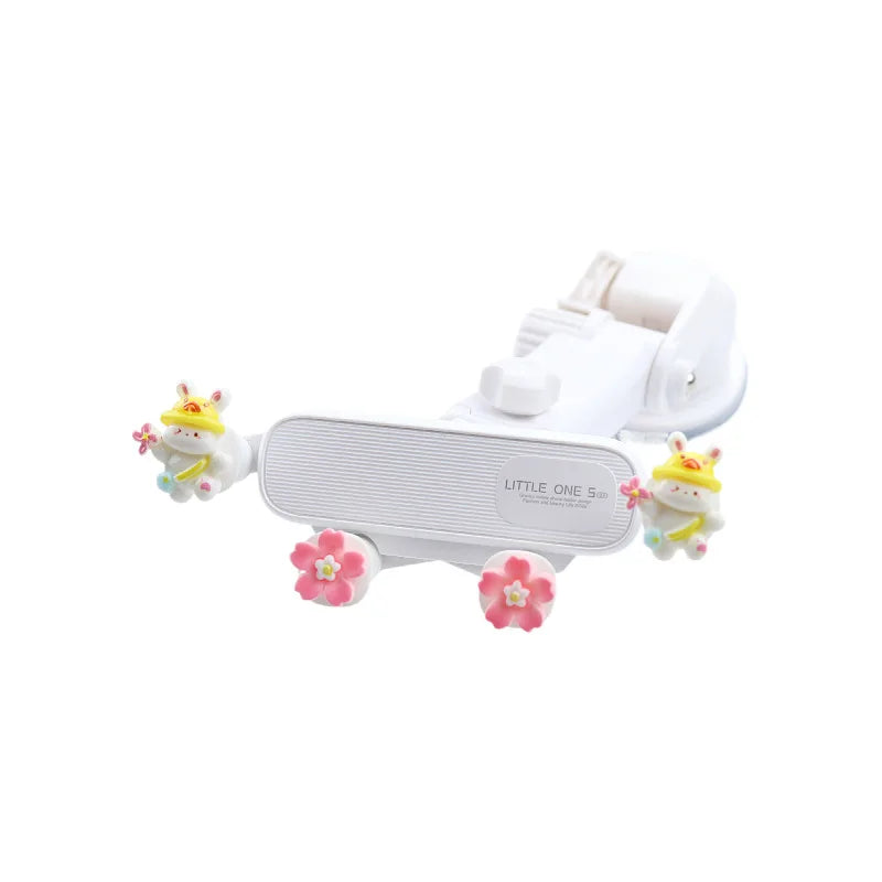Car Cartoon Phone Holder for Navigation | Creative Air Vent Suction Cup Mount Stand lifestyle view