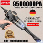Lenovo 9500000 PA Wireless Vacuum Cleaner — Dual-Use Car & Home with Display Screen