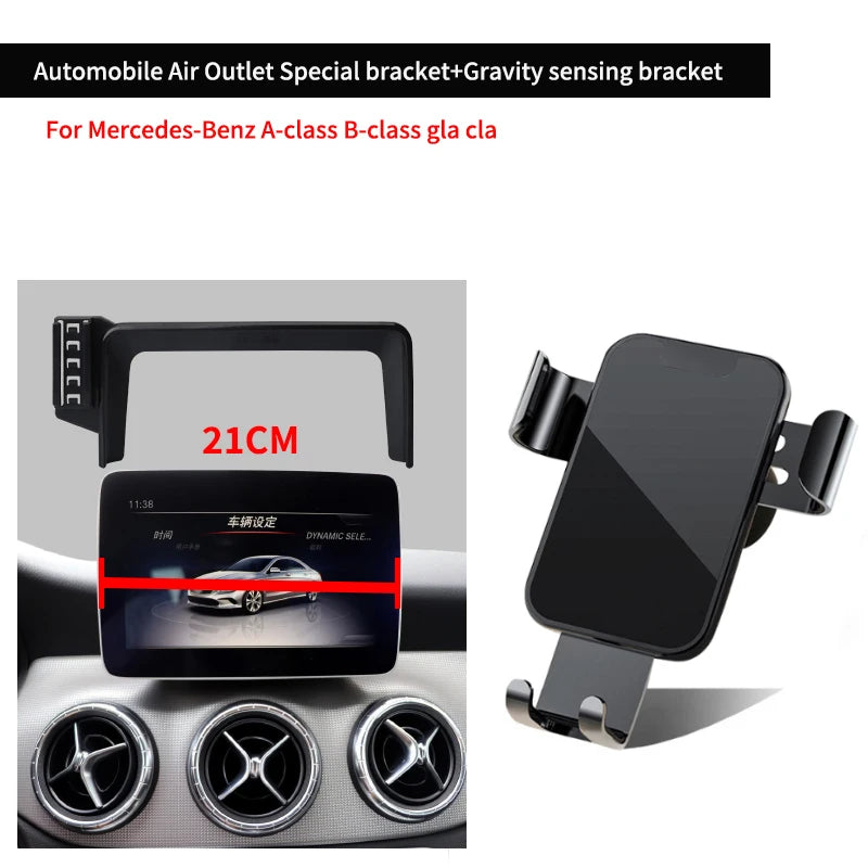 Car Phone Holder for Mercedes-Benz W176 W242 W246 A-Class B-Class C117 X156 GLA CLA | Mu detail view