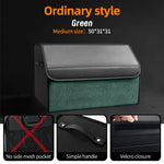 Car Trunk Organizer – Large Capacity Suede Foldable Storage Box (3 Sizes, 10 Colors) close-up view