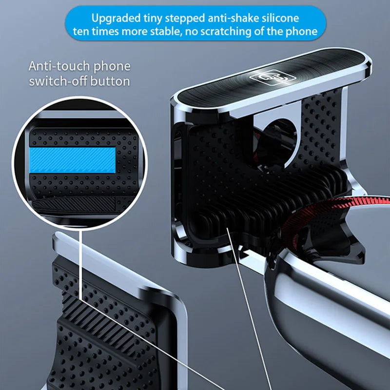 T11 15W Wireless Charger Smart Sensor Phone Holder Mount Auto sensing Wireless High Speed Electric Induction Fast Car Charging