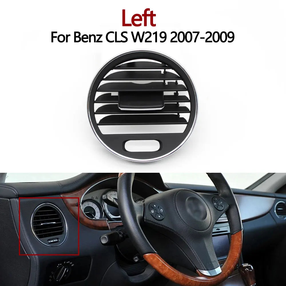 Car Front Dash Air Conditioner AC Vent Grille Outlet Cover Panel For Mercedes Benz CLS W219 CLS55 CLS63 CLS350 CLS500 2007-2009