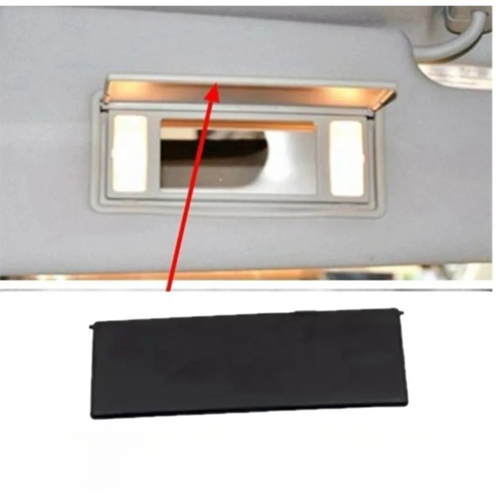 1PC Sun  Visor Makeup Mirror Cover  For Ford Focus 2012-2018 Sun  Visor Light Cover Car Interior Makeup Mirror Cover Replacement